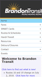 Mobile Screenshot of brandontransit.ca